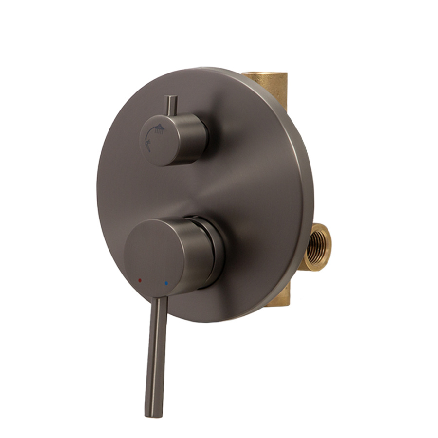 Душевой комплект AVS Slimmer 3в1 оружейная сталь Душевой комплект AVS Slimmer 3в1 оружейная сталь