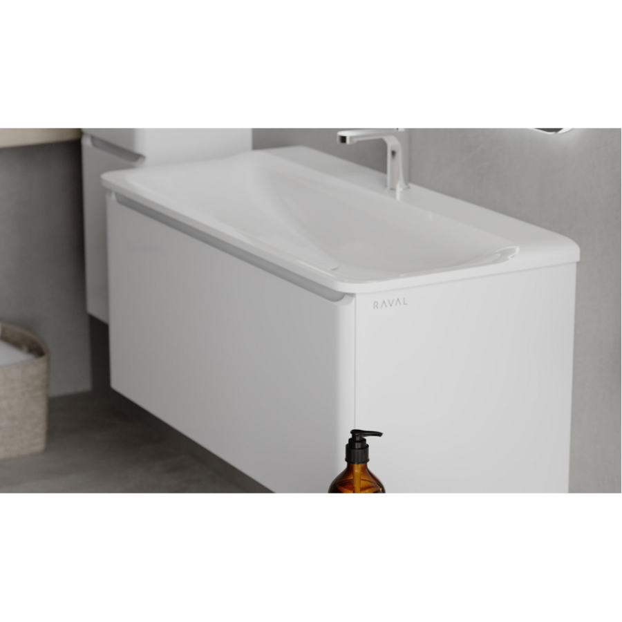 Тумба с раковиной Raval Welto Solo 100 Тумба с раковиной Raval Welto Solo 100