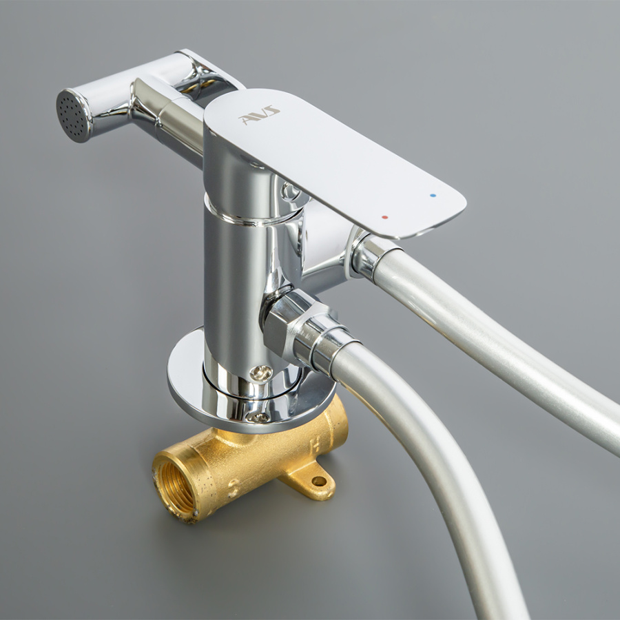 Гигиенический душ со смесителем AVS Basic хром Гигиенический душ со смесителем AVS Basic хром