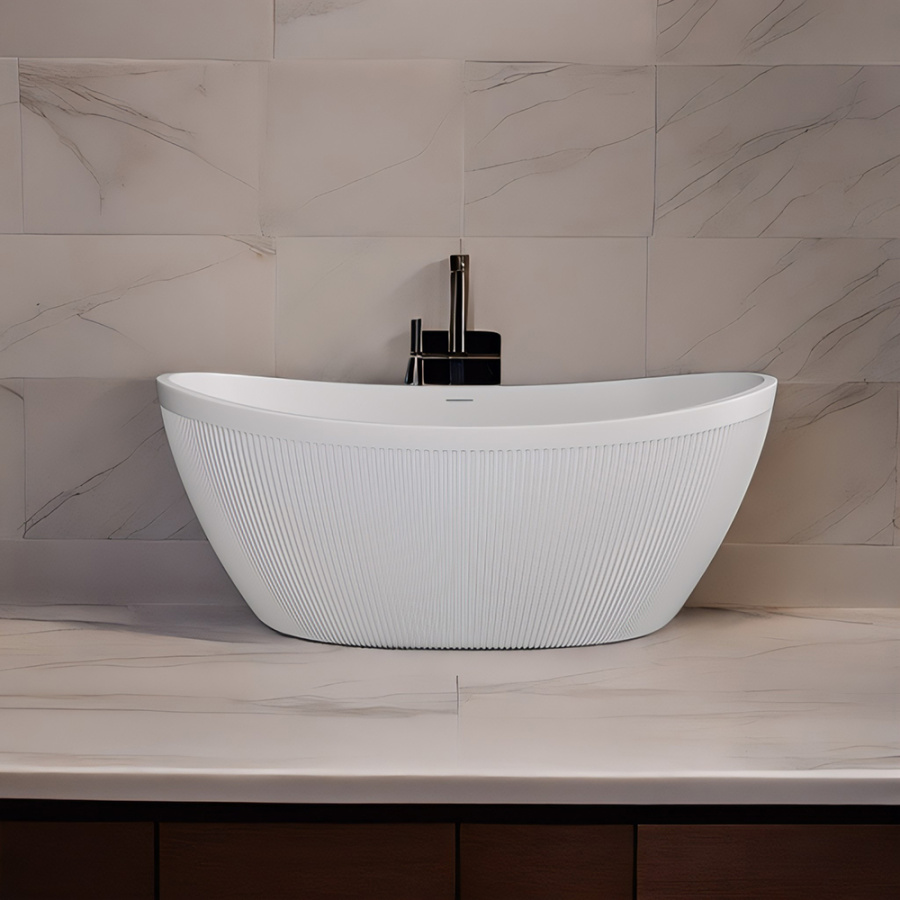 Акриловая ванна Wasser Leben Alster 170х80 белая, с донным клапаном Акриловая ванна Wasser Leben Alster 170х80 белая, с донным клапаном