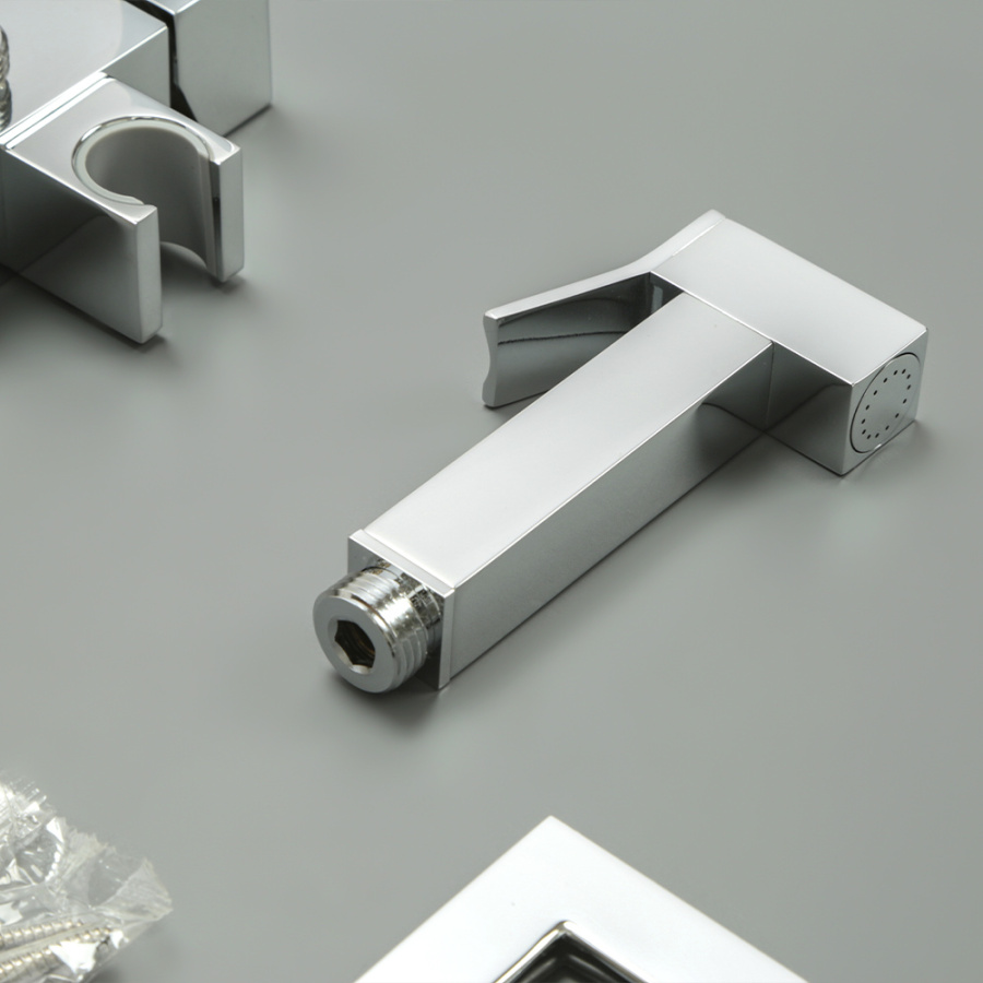 Гигиенический душ со смесителем AVS Cube хром