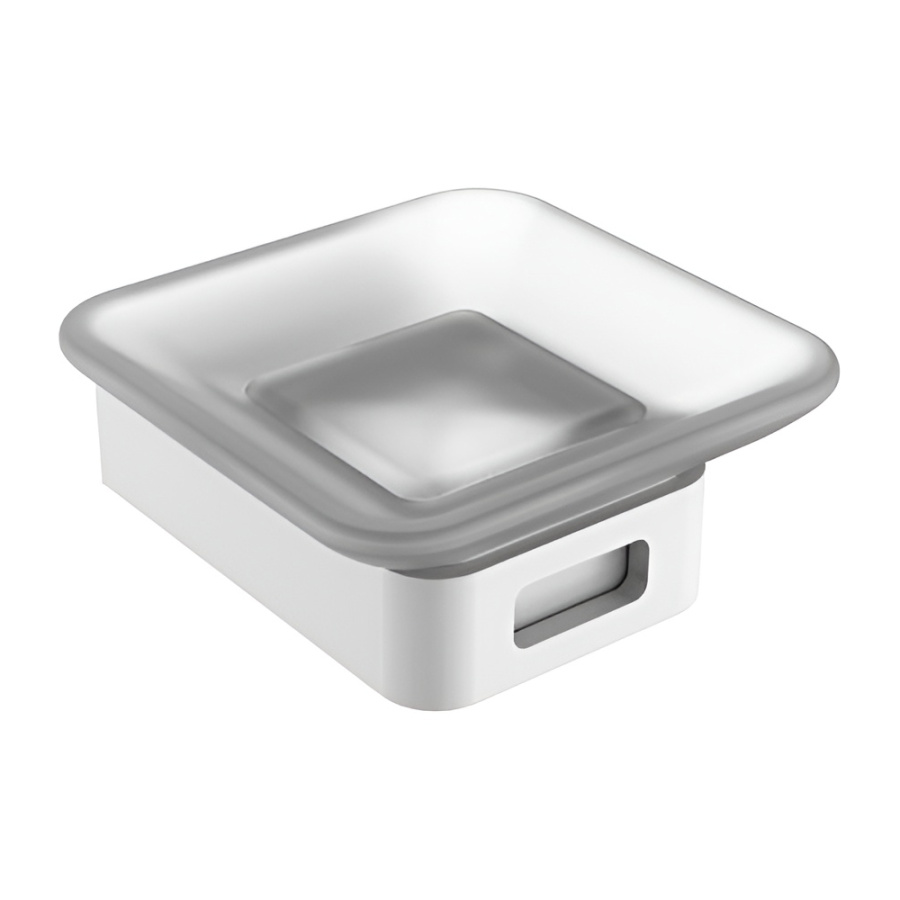 Мыльница подвесная Q Boheme 10943-MW белая матовая