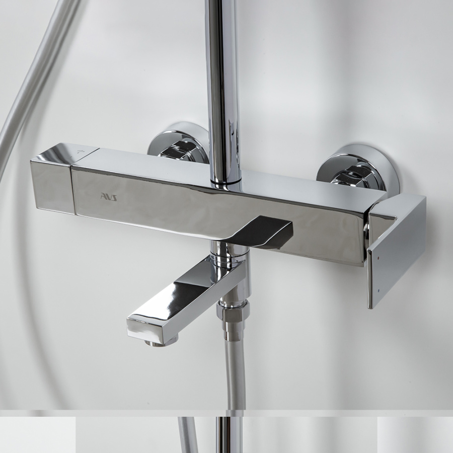 Душевая стойка AVS Cube хром Душевая стойка AVS Cube хром