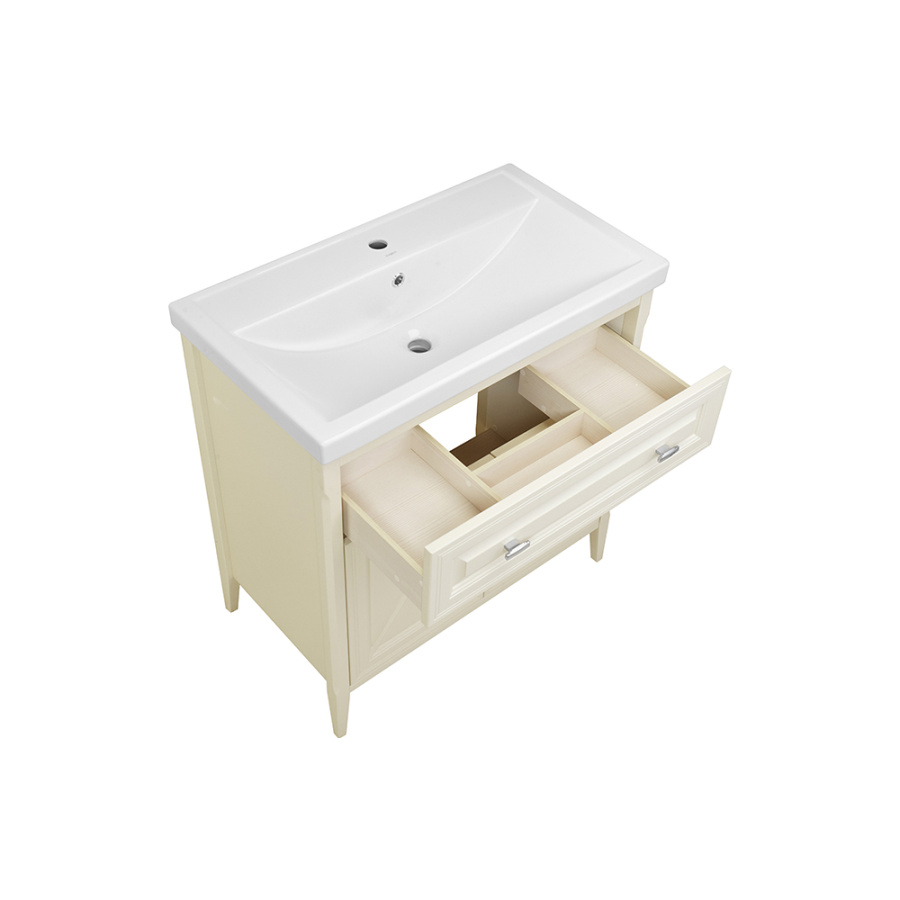 Тумба с раковиной ASB Wood Line Монте 80 бежевая Тумба с раковиной ASB Wood Line Монте 80 бежевая