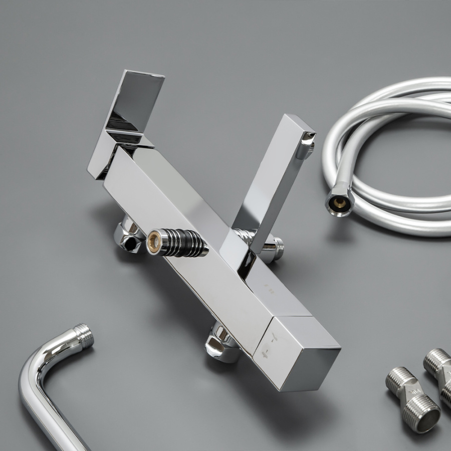 Душевая стойка AVS Cube хром Душевая стойка AVS Cube хром