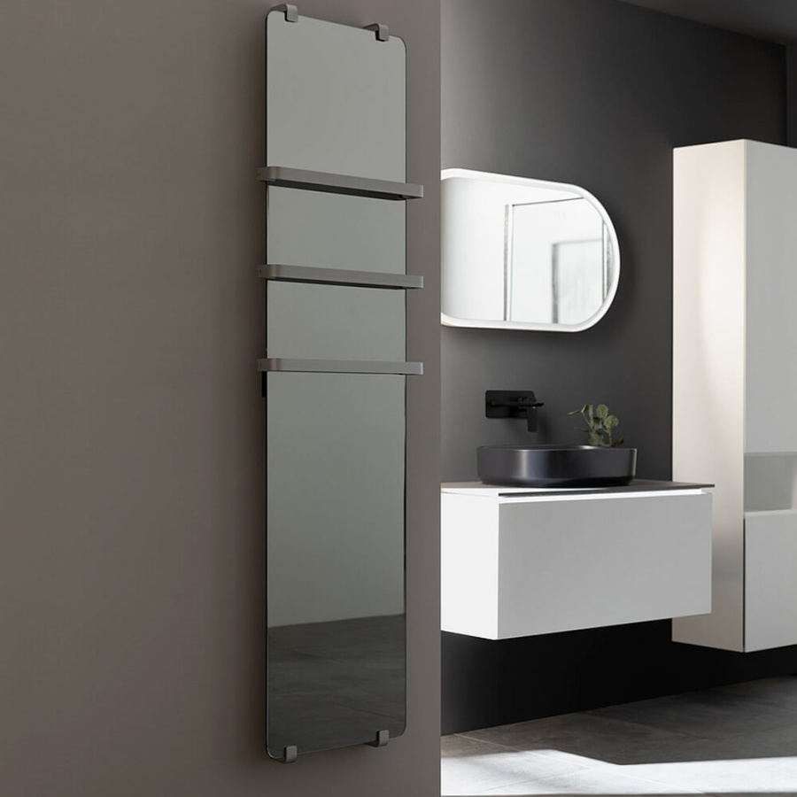 Полотенцесушитель электрический Allen Brau Infinity 44x140 зеркальный