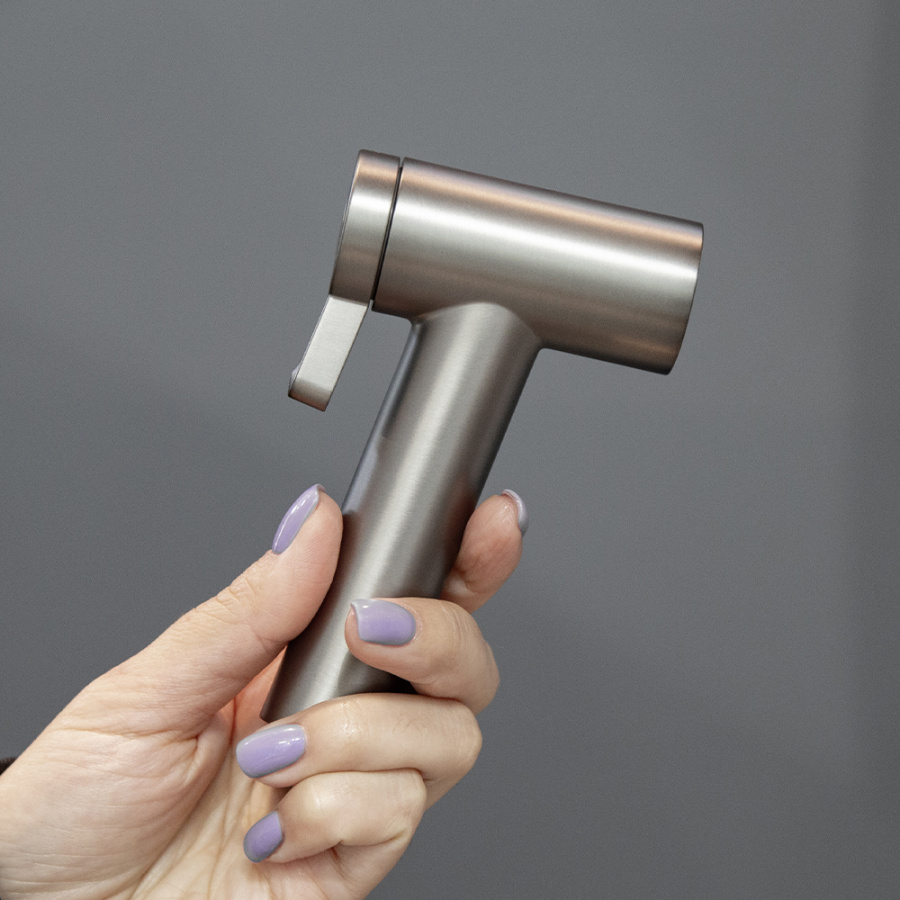 Гигиенический душ AVS 811-612-GM оружейная сталь