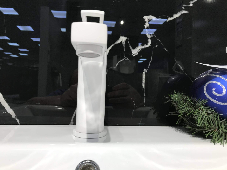 Смеситель для раковины Paffoni Ringo RIN071BO белый матовый