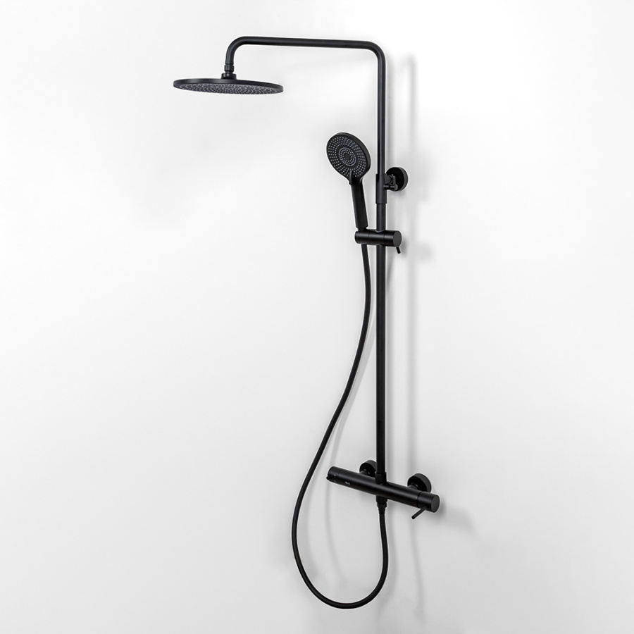 Душевая стойка AVS Slimmer 811-151-MB черный матовый Душевая стойка AVS Slimmer 811-151-MB черный матовый