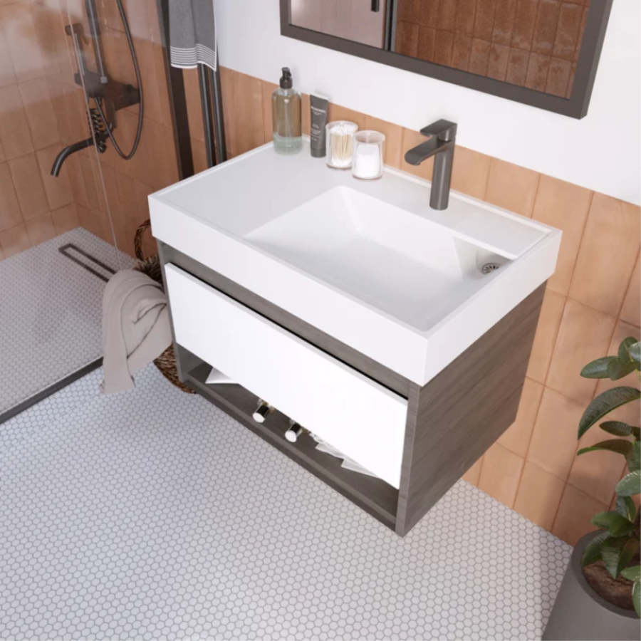 Раковина над стиральной машиной Madera Vega 80 белая Раковина над стиральной машиной Madera Vega 80 белая