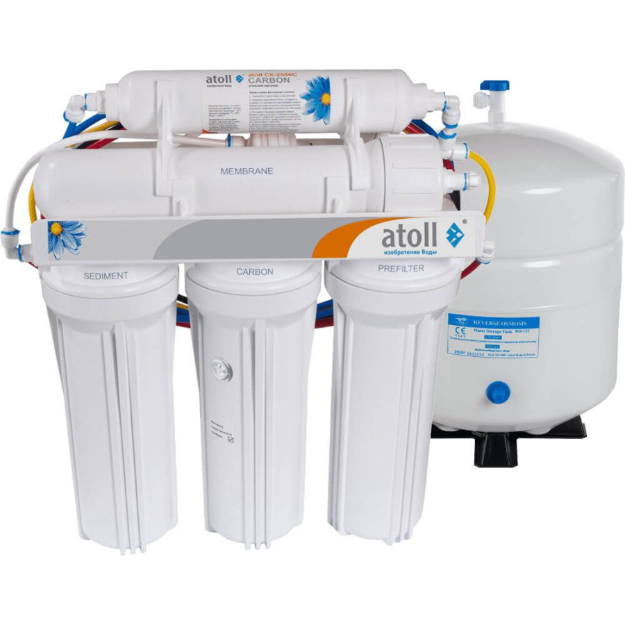 Система обратного осмоса Atoll A-550 STDA 5 ступеней (без крана) Система обратного осмоса Atoll A-550 STDA 5 ступеней (без крана)
