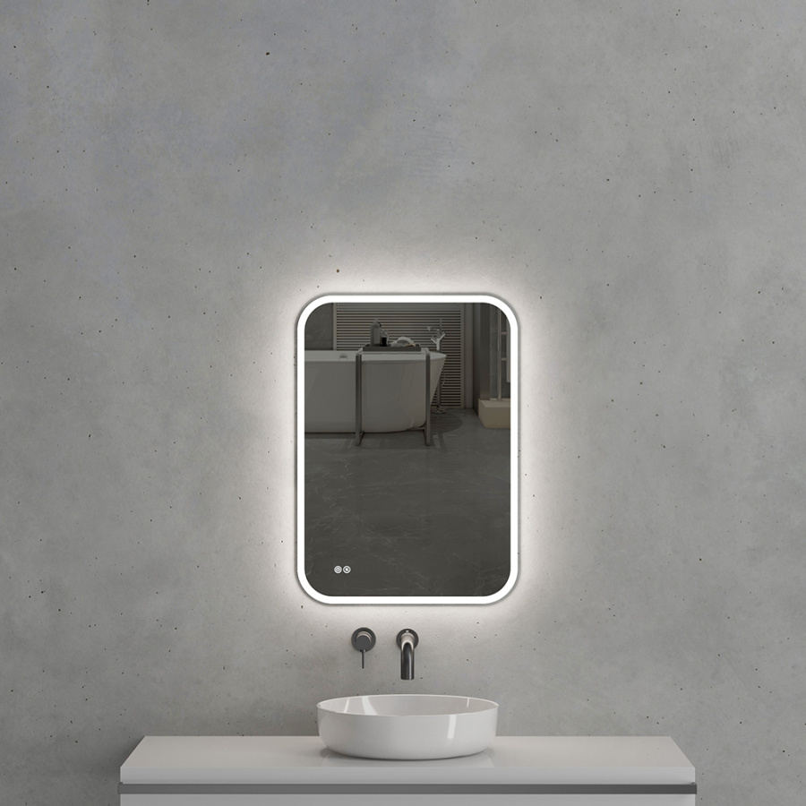 Зеркало с подсветкой AVS Виола 70x50 см, антипар