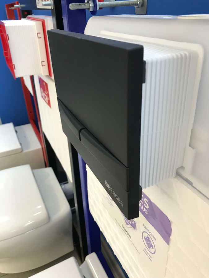 Кнопка смыва Frame F5 Berges 040055 Кнопка смыва Frame F5 Berges 040055