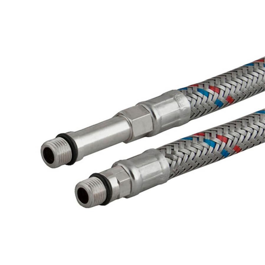 Подводка к смесителю Flexitaly 1500450RB+1550450RB DN8 1/2"F* M10 Подводка к смесителю Flexitaly 1500450RB+1550450RB DN8 1/2"F* M10