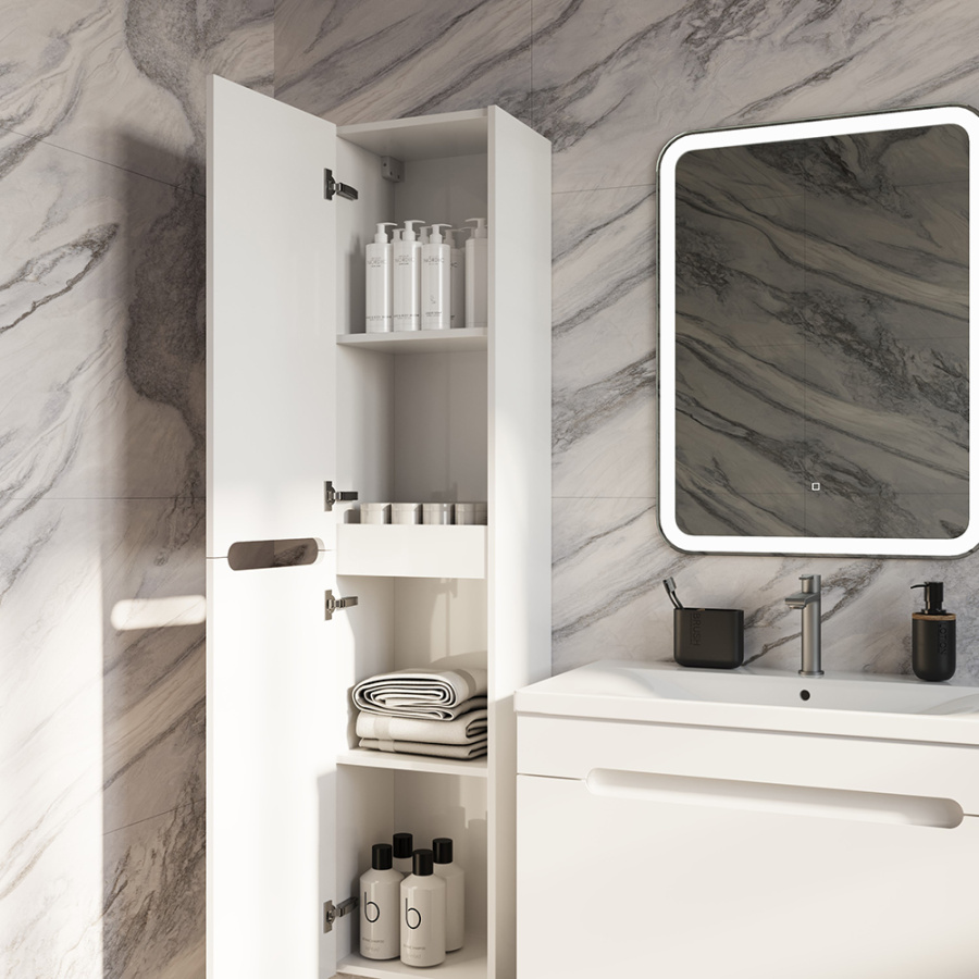 Шкаф-пенал AVS Эстель 35x160 белый Шкаф-пенал AVS Эстель 35x160 белый