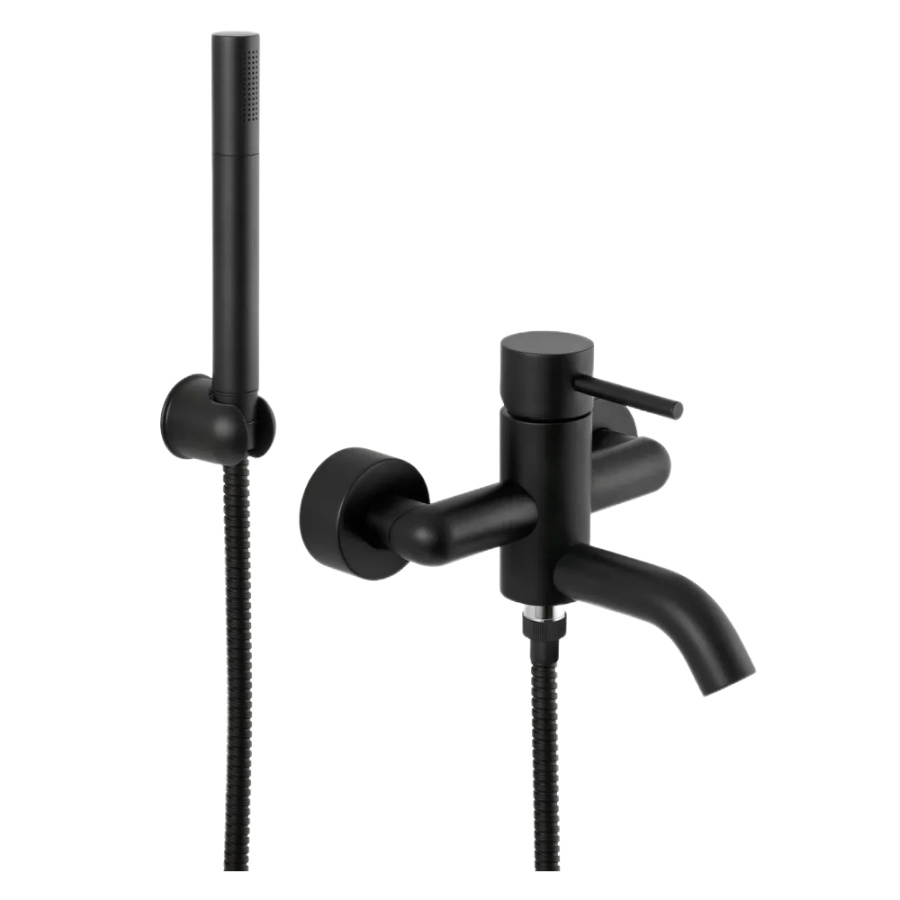 Смеситель для ванны с душем Remer X Style X02NO черный матовый