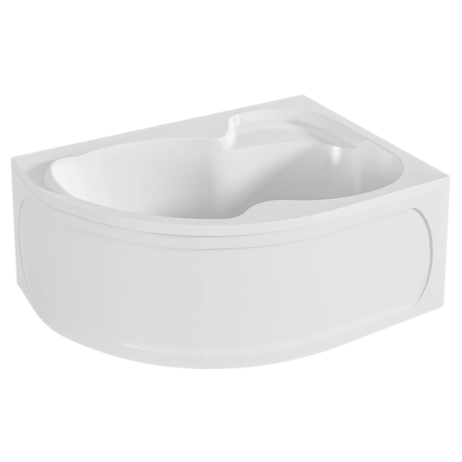 Акриловая ванна Marka One Aura 150х105 R белая, без каркаса