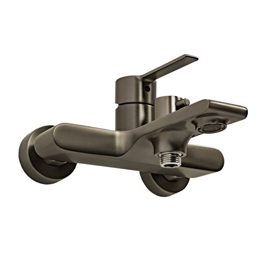 Смеситель для ванны и душа AVS Elegant оружейная сталь