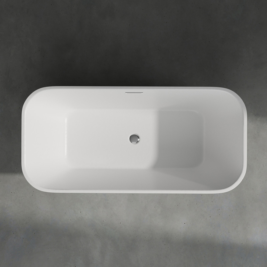 Акриловая ванна AVS Шарм 170x80 белая, c донным клапаном