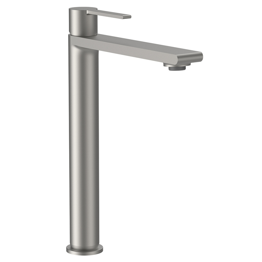 Смеситель для раковины AVS Elegant высокий, брашированный никель Смеситель для раковины AVS Elegant высокий, брашированный никель