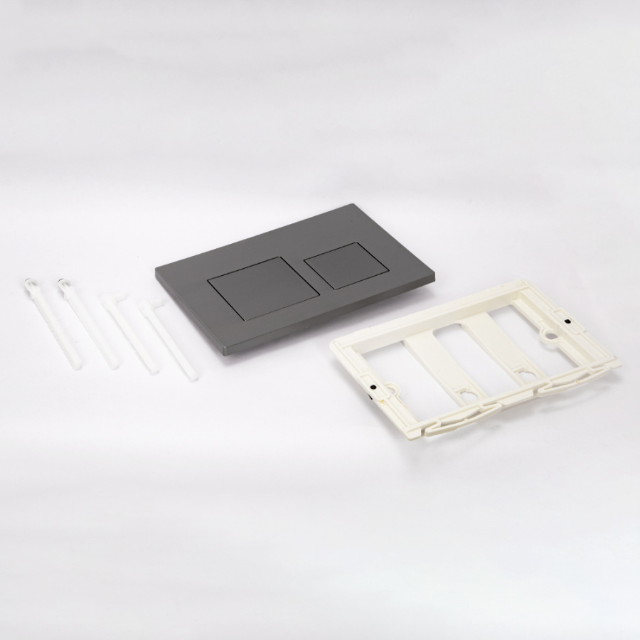 Клавиша смыва AVS оружейная сталь квадратные кнопки Клавиша смыва AVS оружейная сталь квадратные кнопки