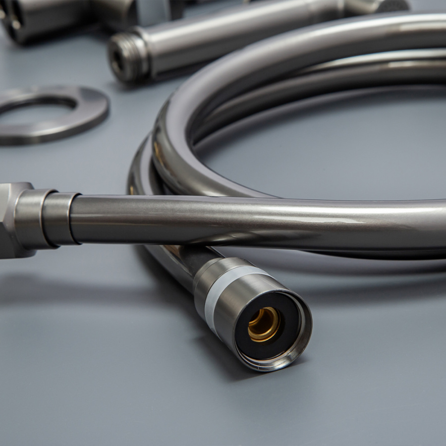 Гигиенический душ со смесителем AVS Pulse оружейная сталь Гигиенический душ со смесителем AVS Pulse оружейная сталь