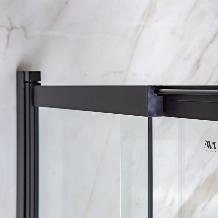 Шторка на ванну AVS Слайдер Плюс 80 профиль черный, стекло прозрачное Шторка на ванну AVS Слайдер Плюс 80 профиль черный, стекло прозрачное