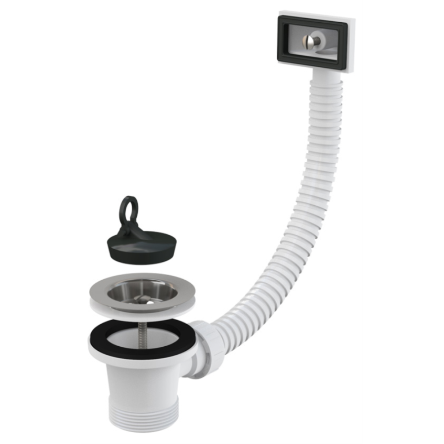 Слив-перелив для мойки Alcaplast A331 d70 хром