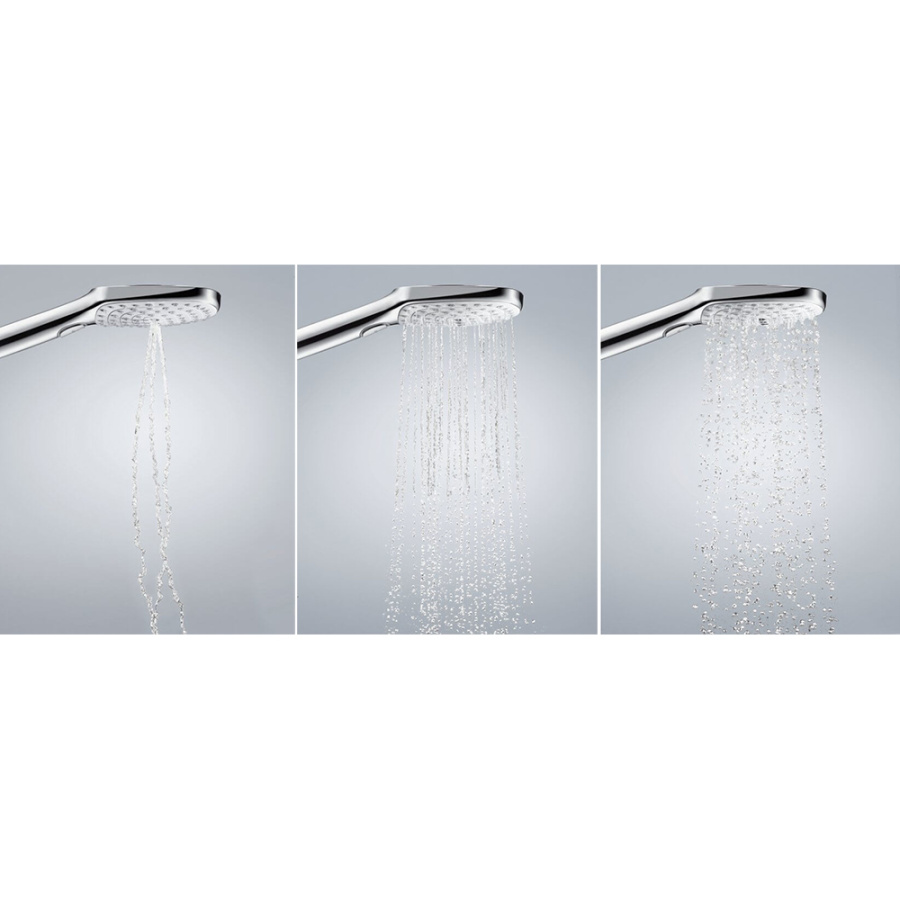 Душевая лейка Hansgrohe Raindance Select E120 26520400 хром/белый Душевая лейка Hansgrohe Raindance Select E120 26520400 хром/белый