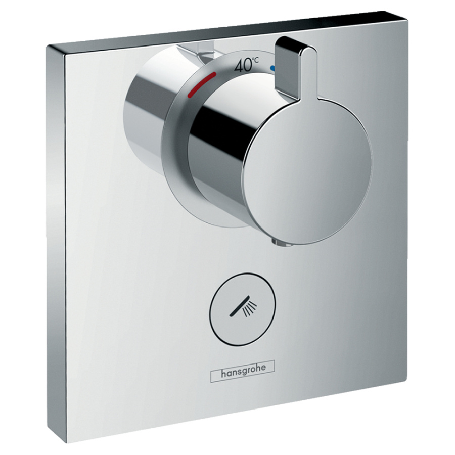Термостат для душа Hansgrohe Select Highflow 15761000+01800180 хром Термостат для душа Hansgrohe Select Highflow 15761000+01800180 хром