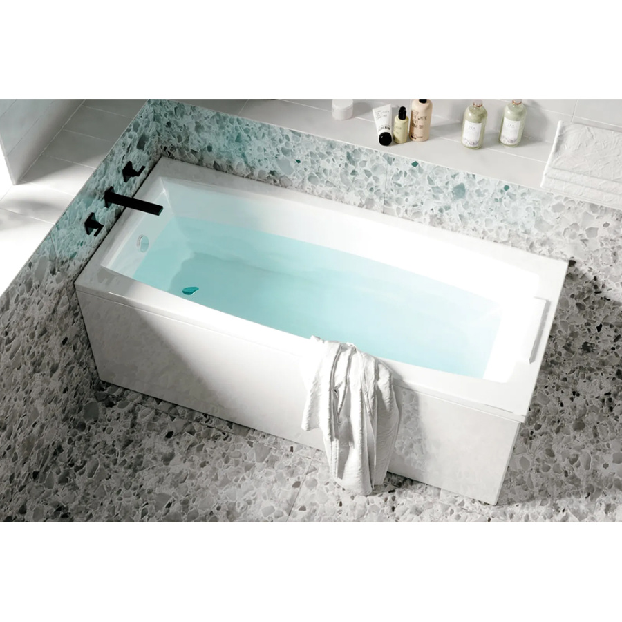 Акриловая ванна Marka One Aelita MG 165x75 белая без каркаса