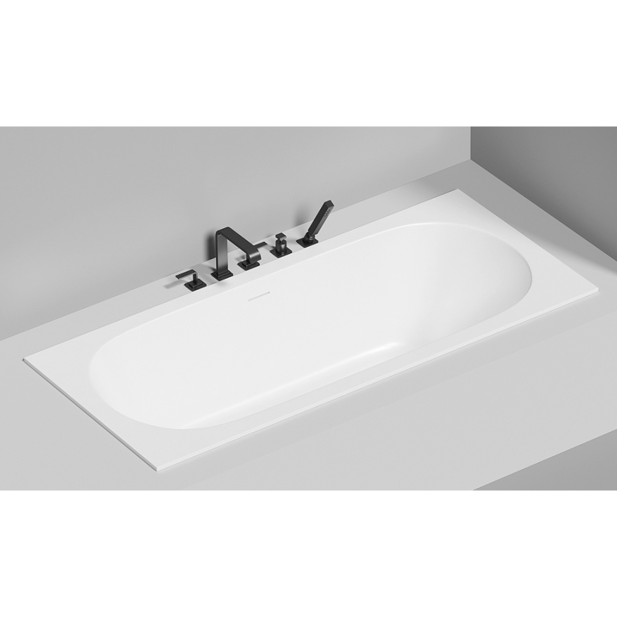 Ванна из искусственного камня Salini Ornella Axis KIT S-Sense 180x80 белая с ножками Ванна из искусственного камня Salini Ornella Axis KIT S-Sense 180x80 белая с ножками