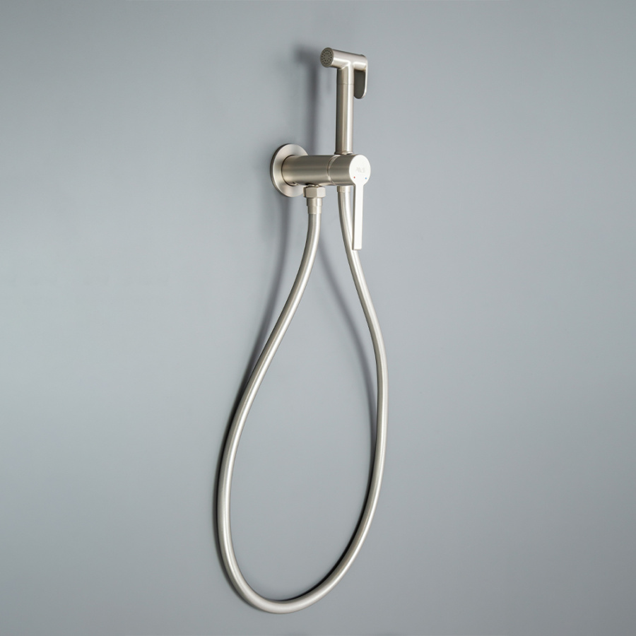 Гигиенический душ со смесителем AVS Elegant брашированный никель Гигиенический душ со смесителем AVS Elegant брашированный никель