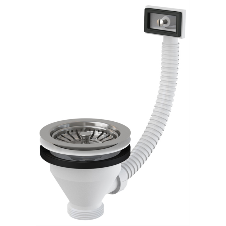 Водослив сифона для мойки с гофропереливом d115 Alcaplast A38