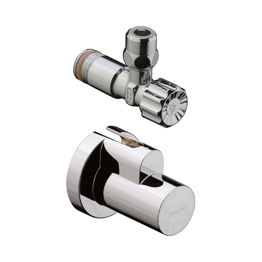 Угловой вентиль с накладкой G 3/8 Hansgrohe 13954000