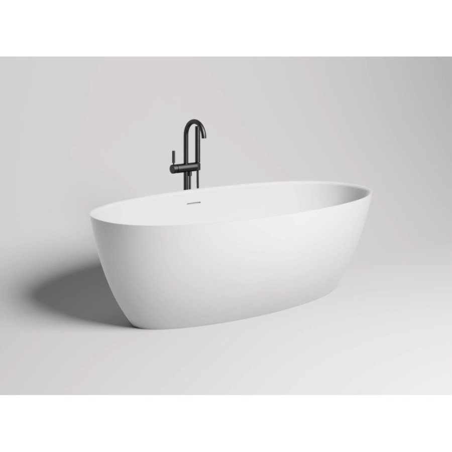 Ванна из искусственного камня Salini Alda S-Stone 180x95 белая матовая, с донным клапаном Ванна из искусственного камня Salini Alda S-Stone 180x95 белая матовая, с донным клапаном