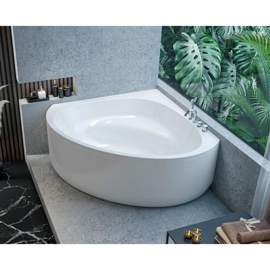 Акриловая ванна Kolpa-San Dolores 140x140 белая, с каркасом