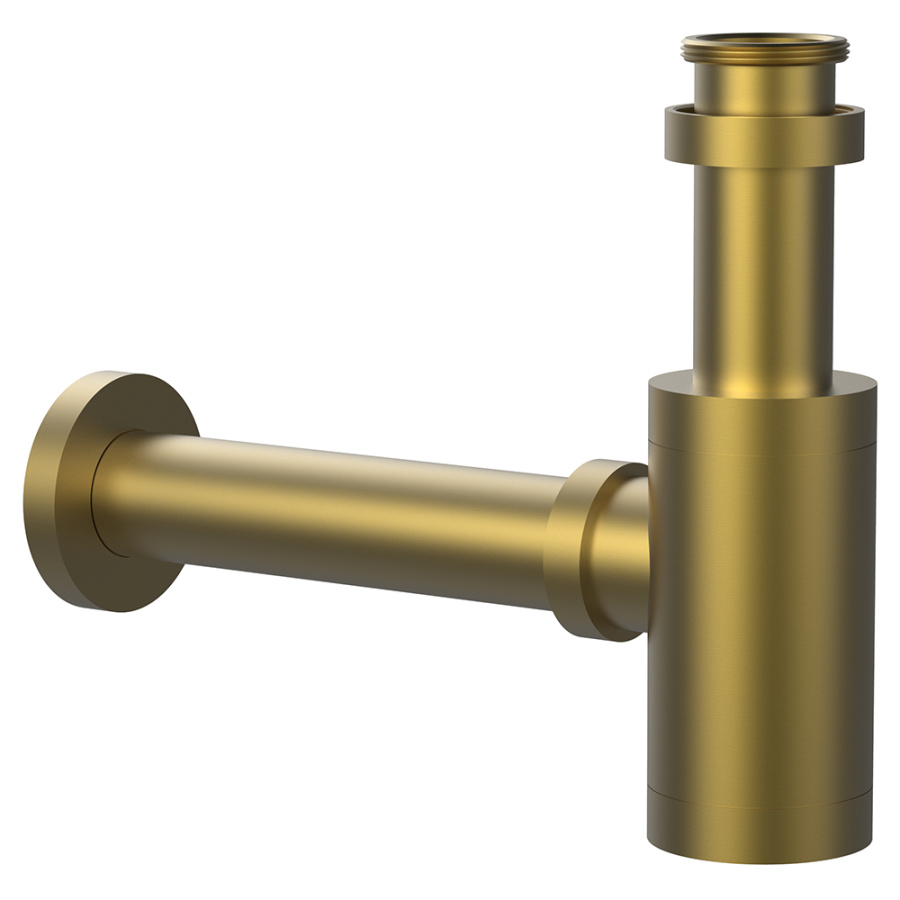 Сифон для раковины AVS 818-100-BG брашированное золото