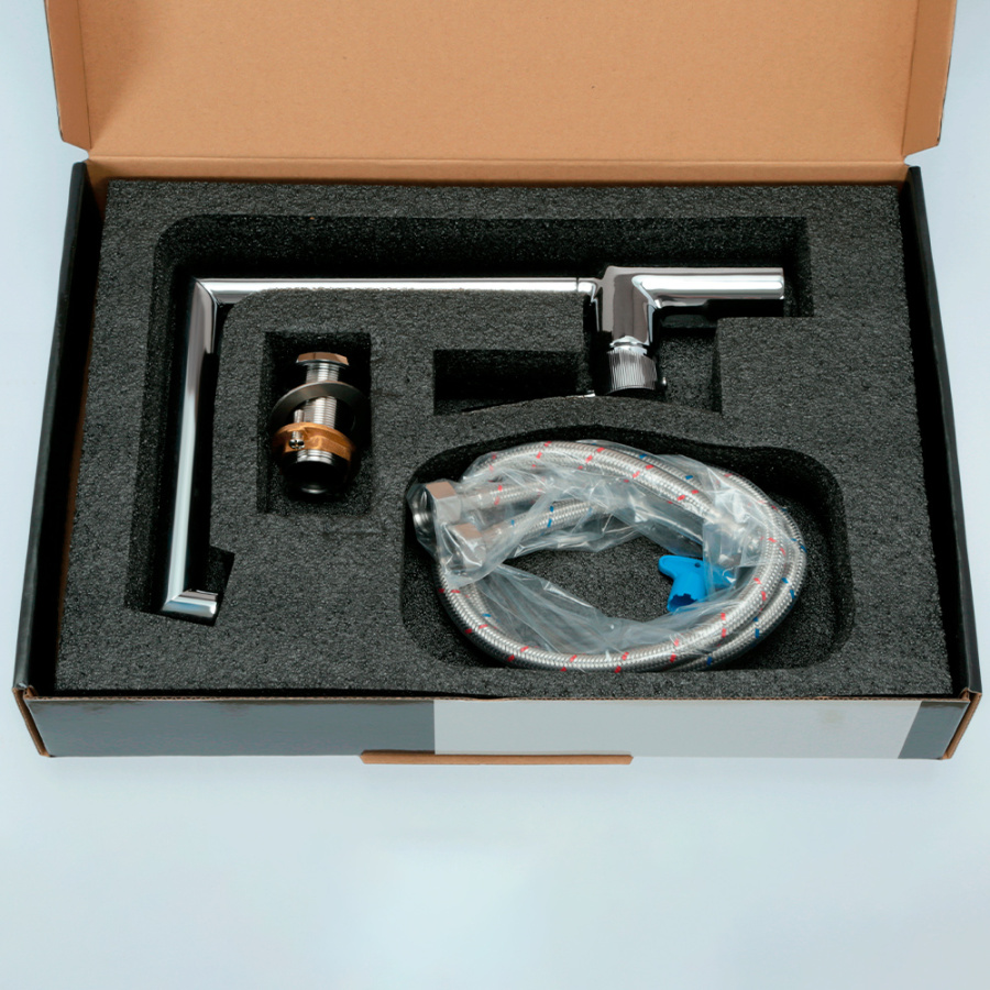 Смеситель для кухни AVS Pulse хром