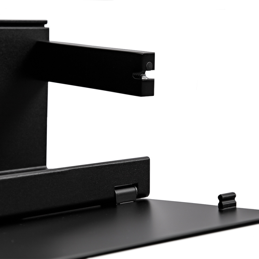 Полка AVS King, 45 см, черный матовый, с дозатором и стаканом Полка AVS King, 45 см, черный матовый, с дозатором и стаканом