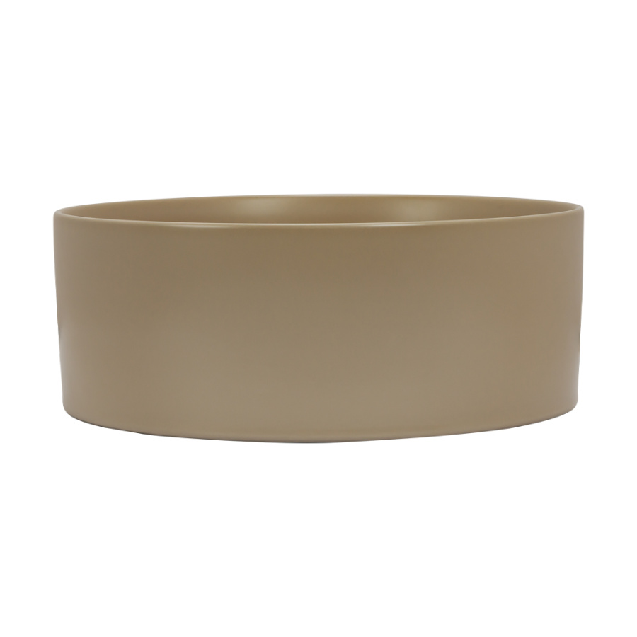 Раковина AVS Лилиан 36x36 капучино матовая с донным клапаном Раковина AVS Лилиан 36x36 капучино матовая с донным клапаном