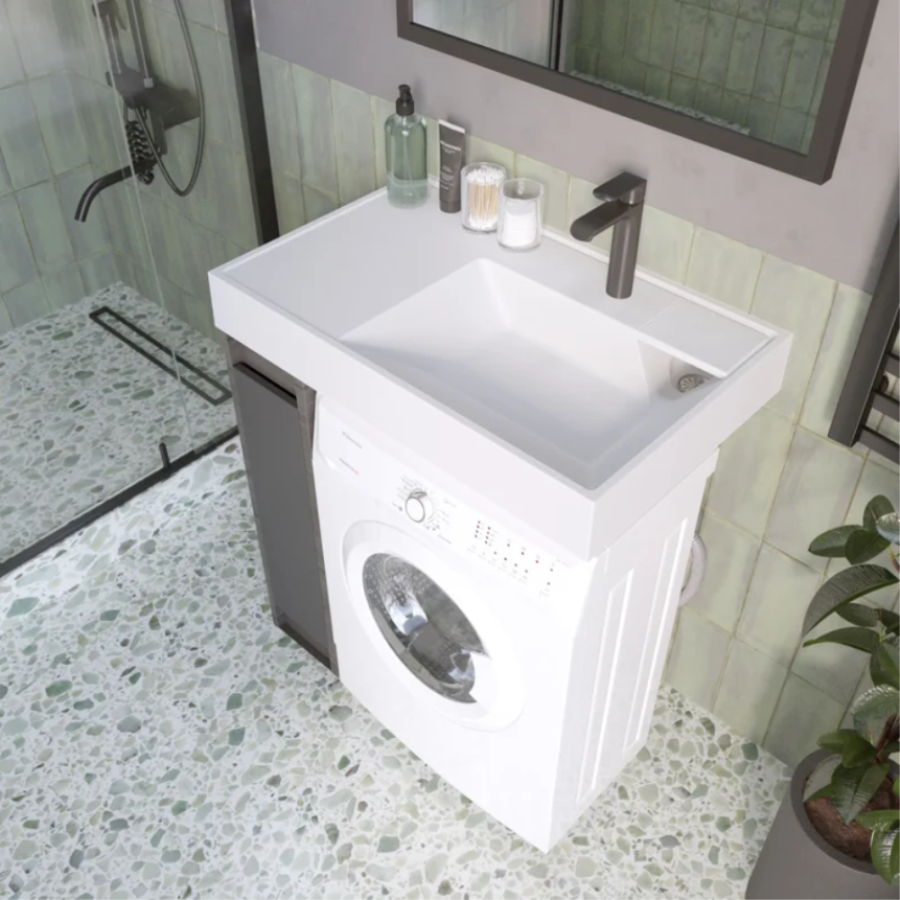Раковина над стиральной машиной Madera Vega 80 белая Раковина над стиральной машиной Madera Vega 80 белая