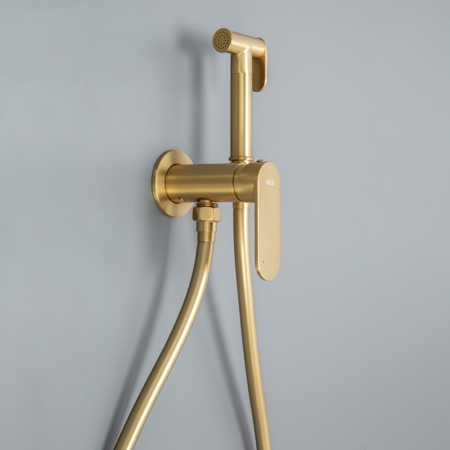 Гигиенический душ со смесителем AVS Beauty брашированное золото Гигиенический душ со смесителем AVS Beauty брашированное золото