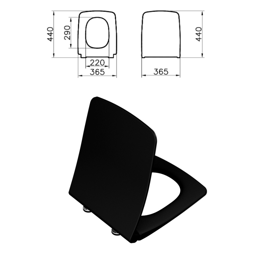 Унитаз подвесной Vitra Metropole 7672B083-0101+122-083-009 безободковый Унитаз подвесной Vitra Metropole 7672B083-0101+122-083-009 безободковый