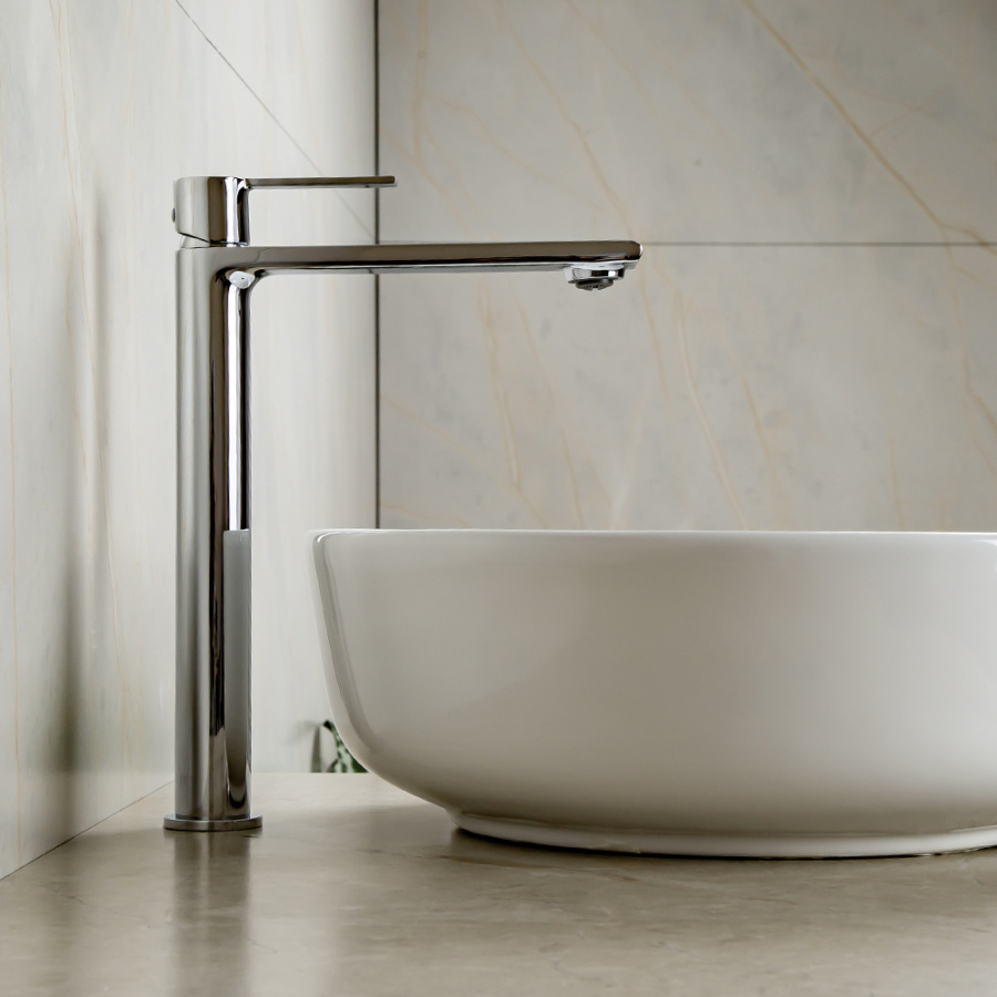 Смеситель для раковины AVS Elegant высокий, хром