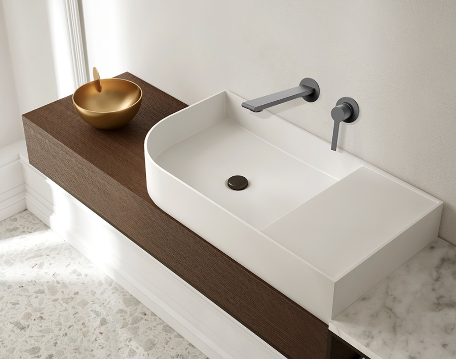 Смеситель для раковины AVS Elegant с внутренней частью, оружейная сталь Смеситель для раковины AVS Elegant с внутренней частью, оружейная сталь