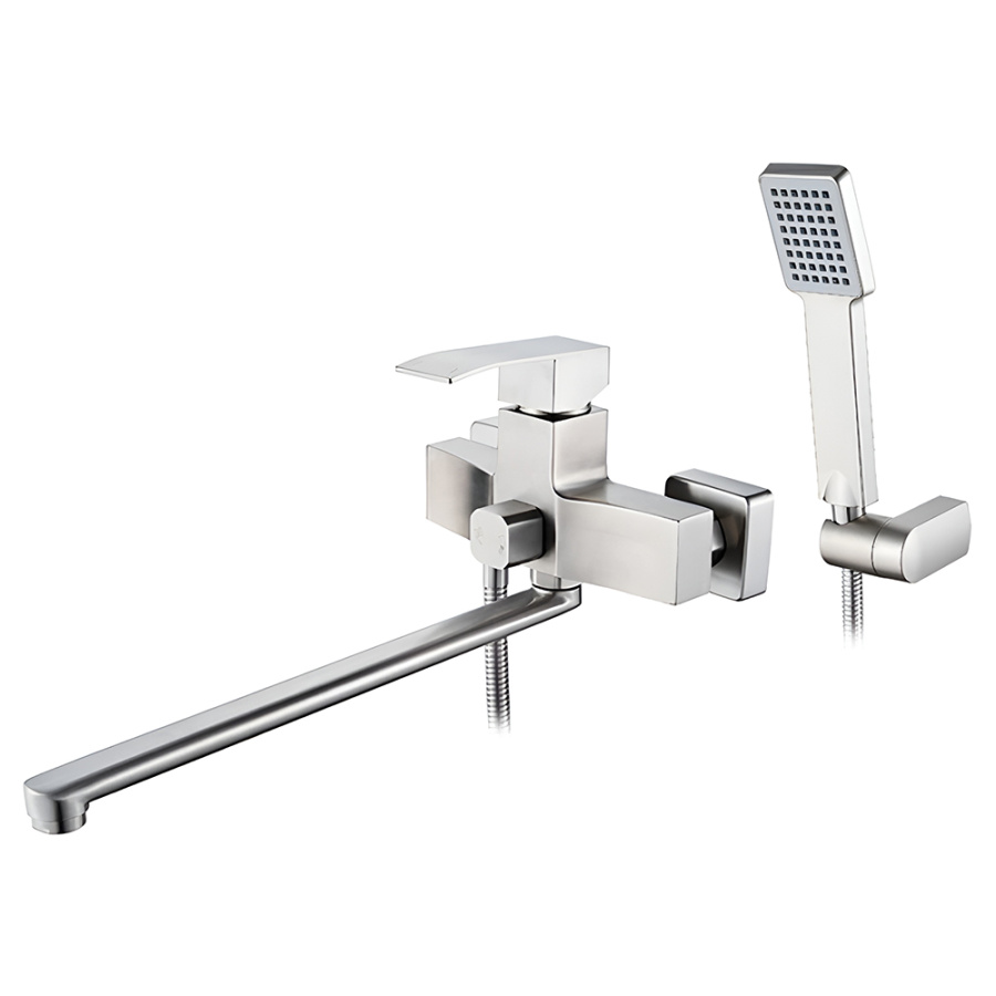 Смеситель универсальный Accoona Н206 A71206 сталь Смеситель универсальный Accoona Н206 A71206 сталь