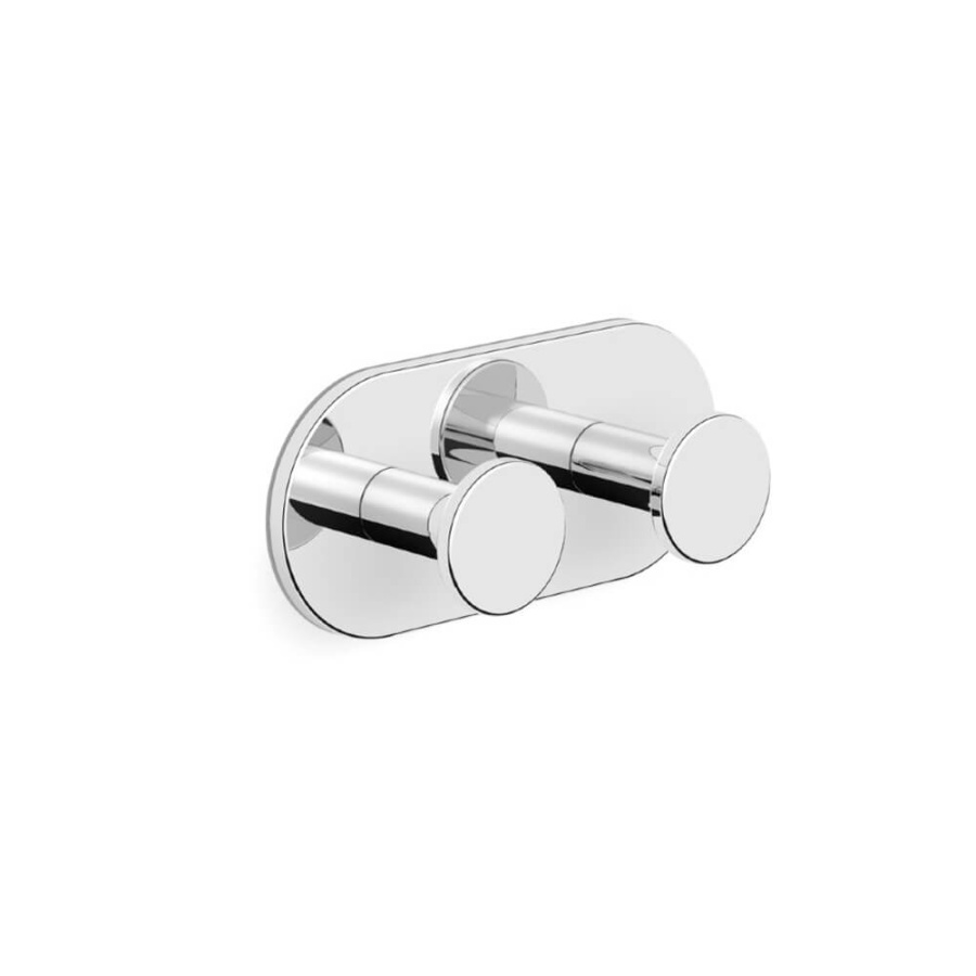 72132 Планка 2 крючка круг на клейкой основе