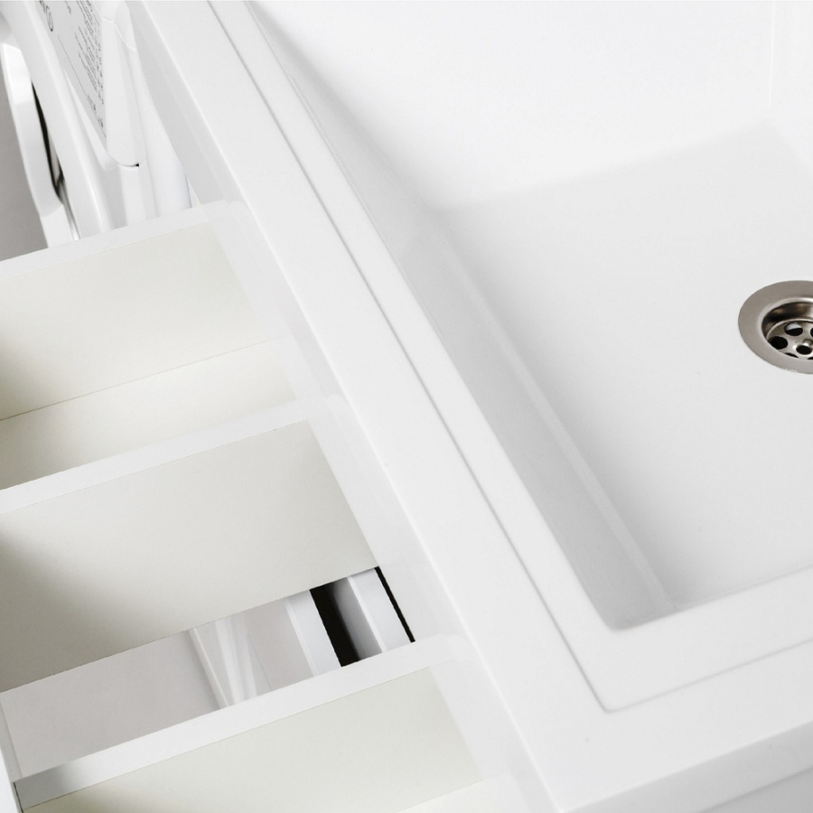 Тумба с раковиной Runo Орион УТ000003442+00-00001025 120 см правая