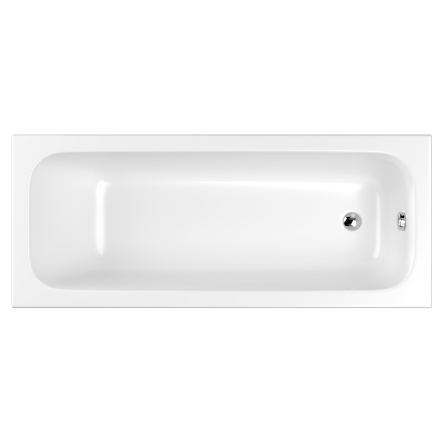 Акриловая ванна Whitecross Vibe 180х75 белая, без каркаса